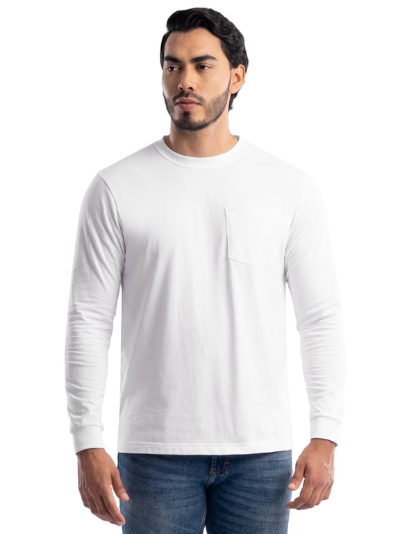 Workwear Mens Long Sleeve Core Tee, Sizes S-5XL and LT-4XLT
