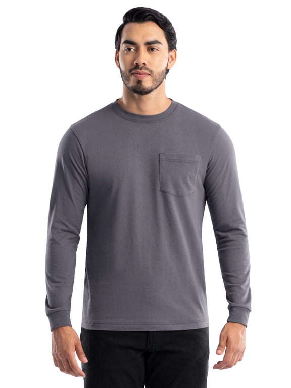Workwear Mens Long Sleeve Core Tee, Sizes S-5XL and LT-4XLT