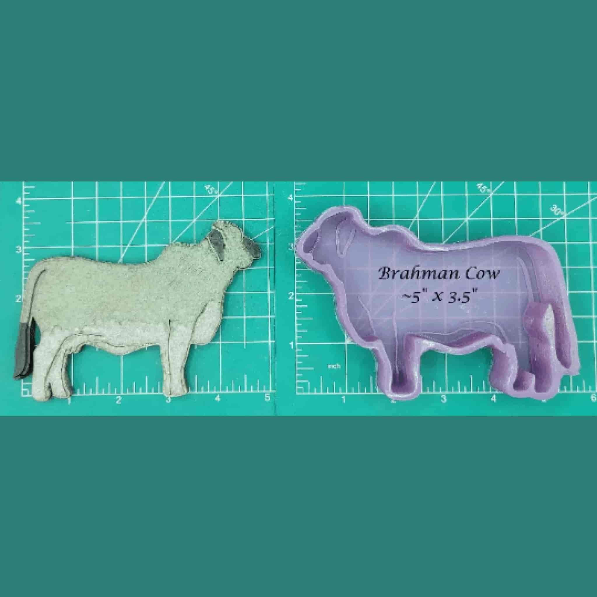 Brahman Cow Silicone Freshie Mold