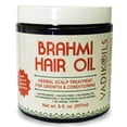 thumbnail image 1 of Brahmi Hair Oil (8 oz) by Vadik Herbs | African American Hair Texture | All Natural Herbal Hair Oil for Hair Growth, Hair Conditioning, Dandruff and Dry Scalp | Herbal Scalp Treatment, 1 of 6