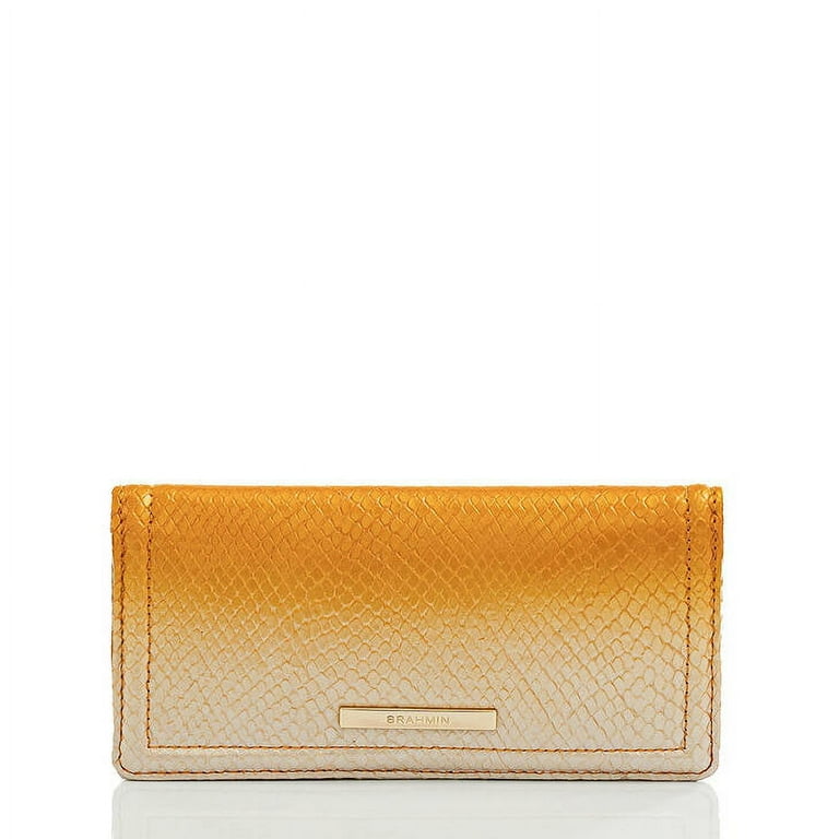 Yellow brahmin wallet sale