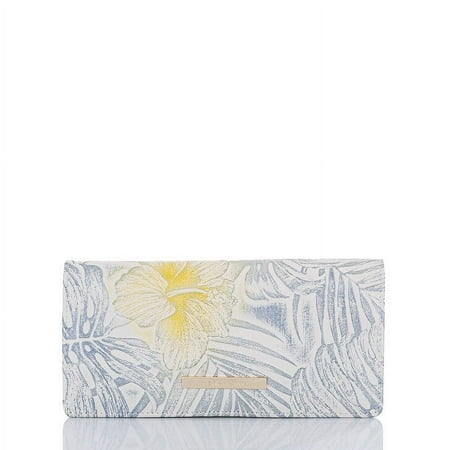 Brahmin Ady Lemonade Blue/Yellow/Silver Nostalgia Wallet