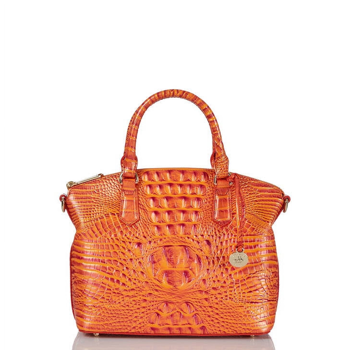 Brahmin Duxbury Poppy Orange Satchel Walmart