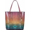 thumbnail image 1 of Brahmin Ezra Horizon Ombre Pink/Blue/Coral/Magenta Satchel, 1 of 4