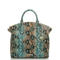 thumbnail image 1 of Brahmin Large Duxbury Ocean Lilyana Blue/Tan/Black/Grey Satchel, 1 of 6