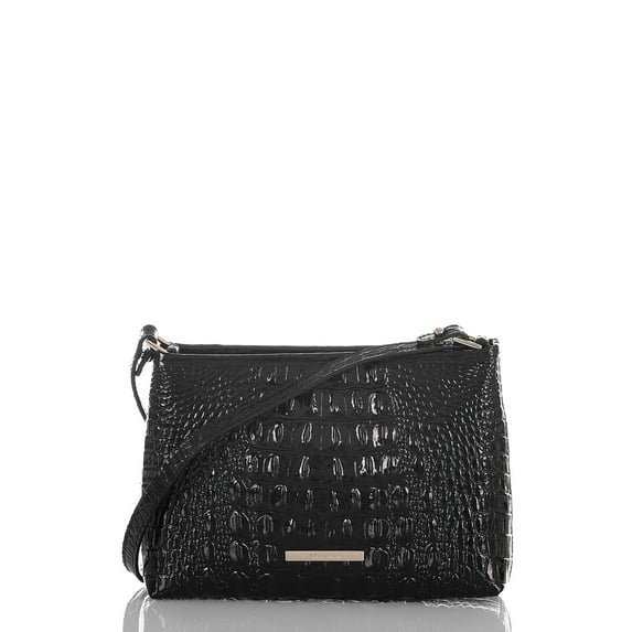 Brahmin Melbourne Lorelei Shoulder Bag (Black) Shoulder Handbags