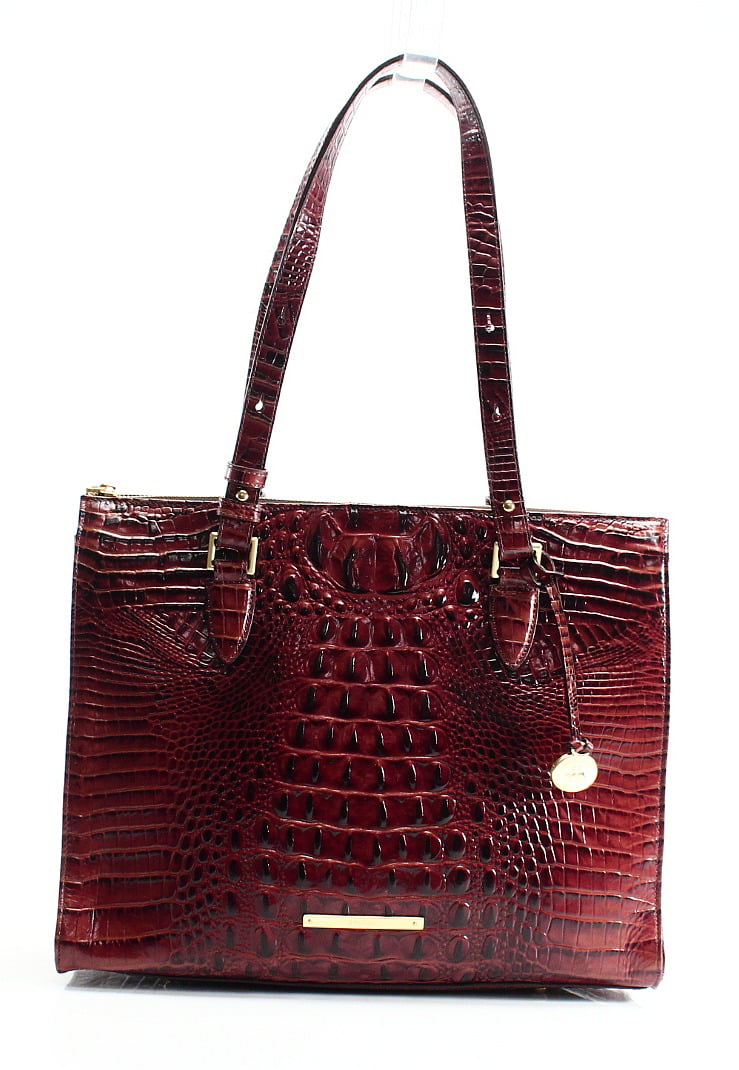 Brahmin Handbag, Brown Leather, Vintage Copa Cabana Design