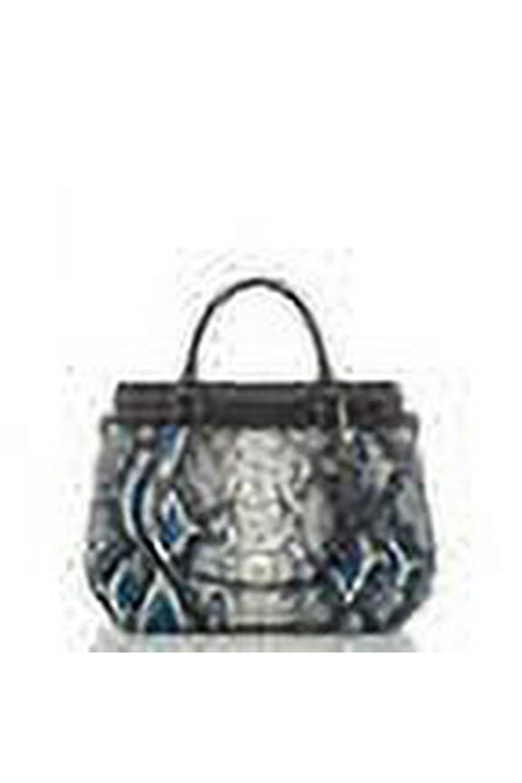 Raelynn Cobalt Ballington Blue/Black/Silver/Navy Top Handle Satchel