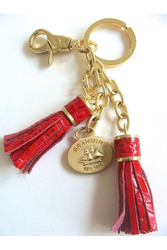 Tassel Key Ring Lava