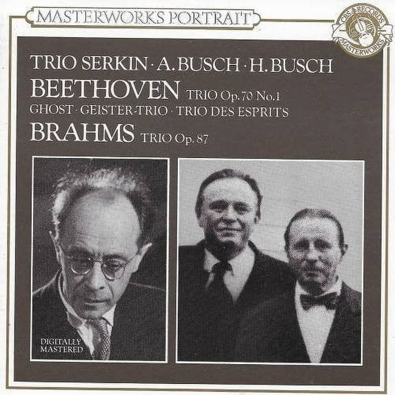 Brahms / Beethoven / Busch - Trio Op 70 No 1 - Music & Performance - CD