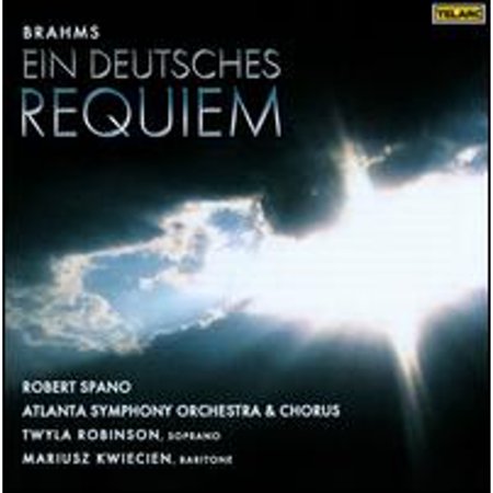 Pre-Owned Brahms: Ein deutsches Requiem (CD 0089408070129) by Mariusz Kwiecien (baritone) Twyla Robinson (soprano) Atlanta Symphony Chorus (choir chorus) Orchestra;...
