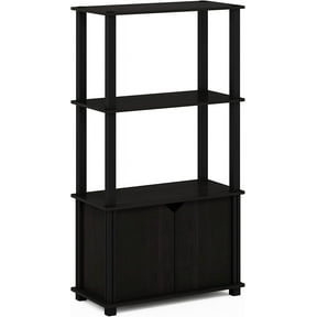 Furinno Pasir 5-Tier Open Shelf Bookcase, Blackwood Furinno Pasir 5-Tier Open Shelf Bookcase, Blackwood