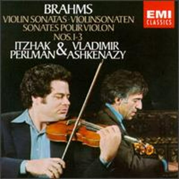 Pre-Owned Brahms: Violin Sonatas Nos. 1-3 (CD 0077774740326) by Itzhak Perlman (violin), Vladimir Ashkenazy (piano)