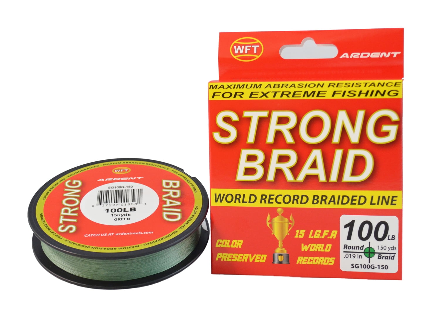 Braid - Green 100# 150 yd