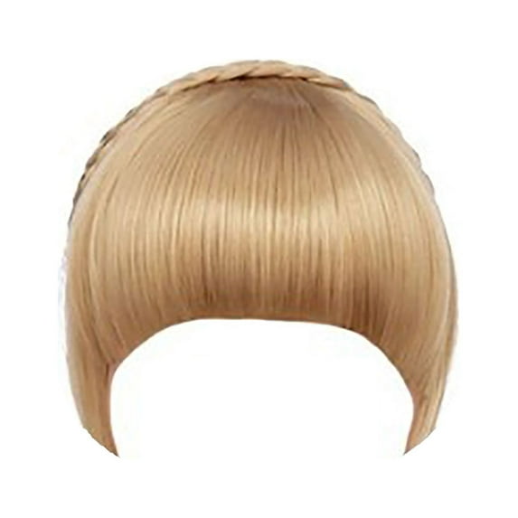 Braid Hairband Synthetic Bangs Heat Resistant Bangs Hair Extensions For Lady