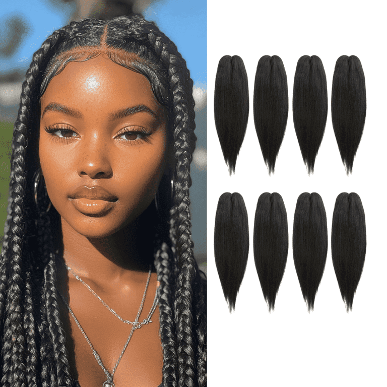 Braid Miracle Pre-Stretched Braiding Hair 52” Anti-Itch – Yaki