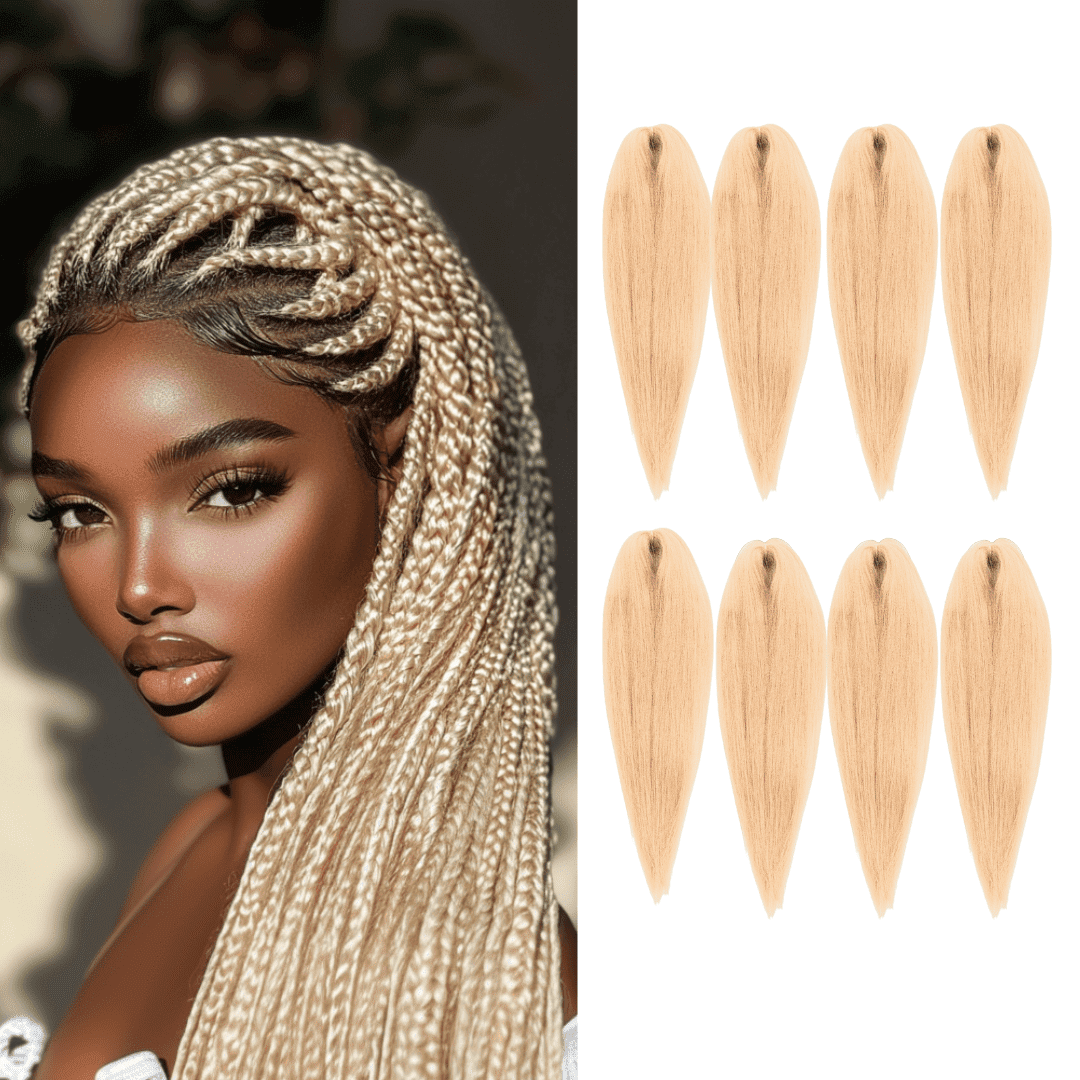 Braid Miracle Pre-stretched Braiding Hair for Women - 52 inch, 8