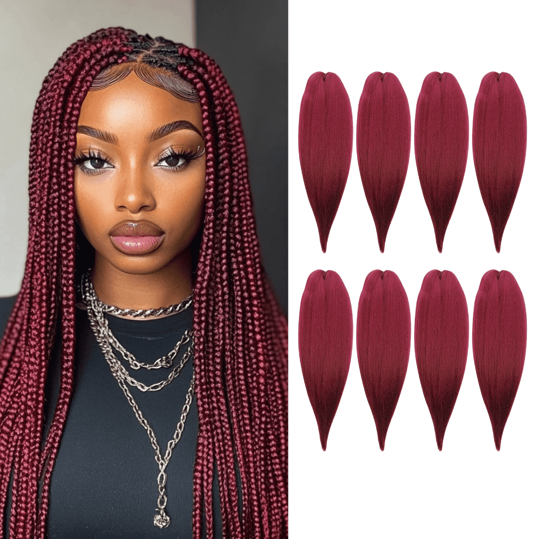 Braid Miracle Pre-stretched Braiding Hair for Women - 52 inch, 8