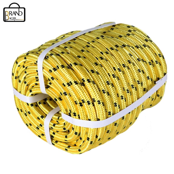 Braid Polyester Rope 1/2' x 150'' Breaking Strong Pulling  Climbing Rope