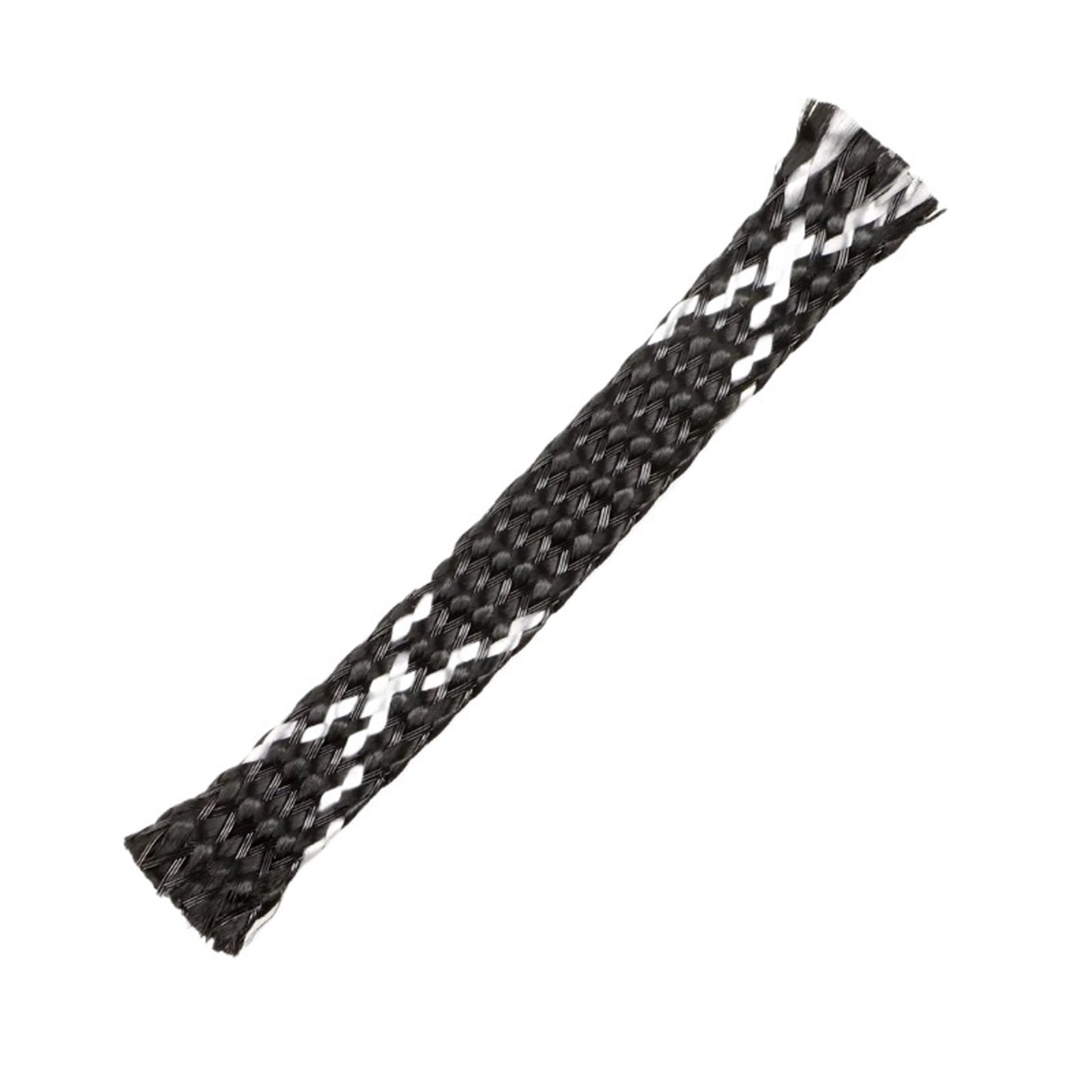 Braid Sleeve Cable Insulated Protection Wrap Flexible Yarn Line Wire ...