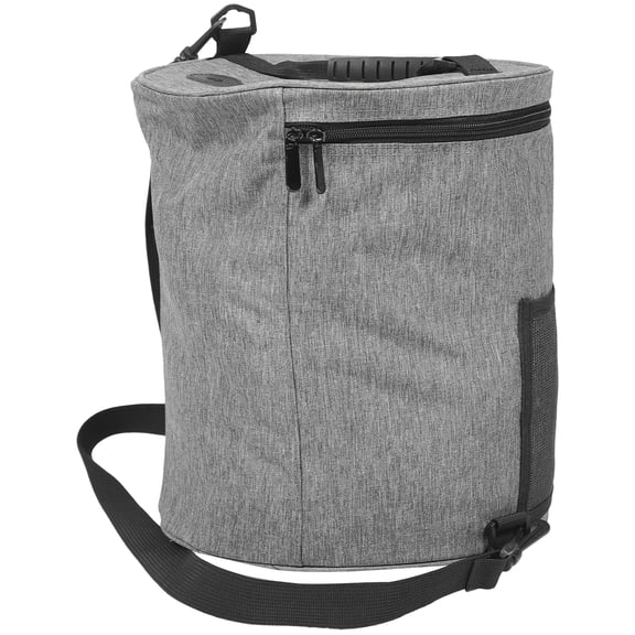 USHOBE Grey Knitting Yarn Organizer Baseball Bucket Cover Made of Durable Oxford Cloth