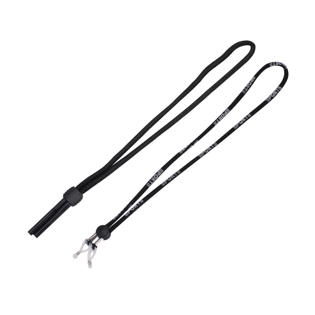 Braided Adjustable Eyeglasses Neck Cord String Glasses Retainer Black 2