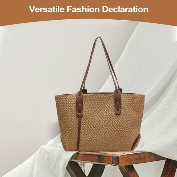 Braided Bags For Women | Crossbody Handle Bag | Spacious Capacity Side - Carry Travel Sack, Braided Office Purses, Trendy Hobo Purse For Getaways