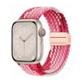 thumbnail image 1 of Braided Bands With Magnetic Clasp Compatible with Apple Watch Band 46mm for Women Men, Breathable Soft Nylon Sport Loop Strap for iWatch Series 10 46mm, 1 of 11