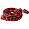Braided Barrel Horse Racing Reins Flat Grip Knots 1" X 8Ft Horse