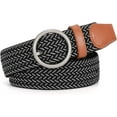 thumbnail image 1 of Braided Belt Elastic Stretch Woven Belts for Women Men Golf Canvas Fabric Belt, 1 of 9