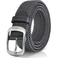 thumbnail image 1 of Braided Belt Stretch Belt for Men and Women Multicolored Woven Golf Belt Elastic Jean Belts, 1 of 4
