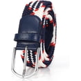 thumbnail image 1 of Braided Belt Stretch Belt for Men and Women Multicolored Woven Golf Belt Elastic Jean Belts, 1 of 4