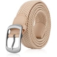 thumbnail image 1 of Braided Belt Stretch Belt for Men and Women Multicolored Woven Golf Belt Elastic Jean Belts, 1 of 5