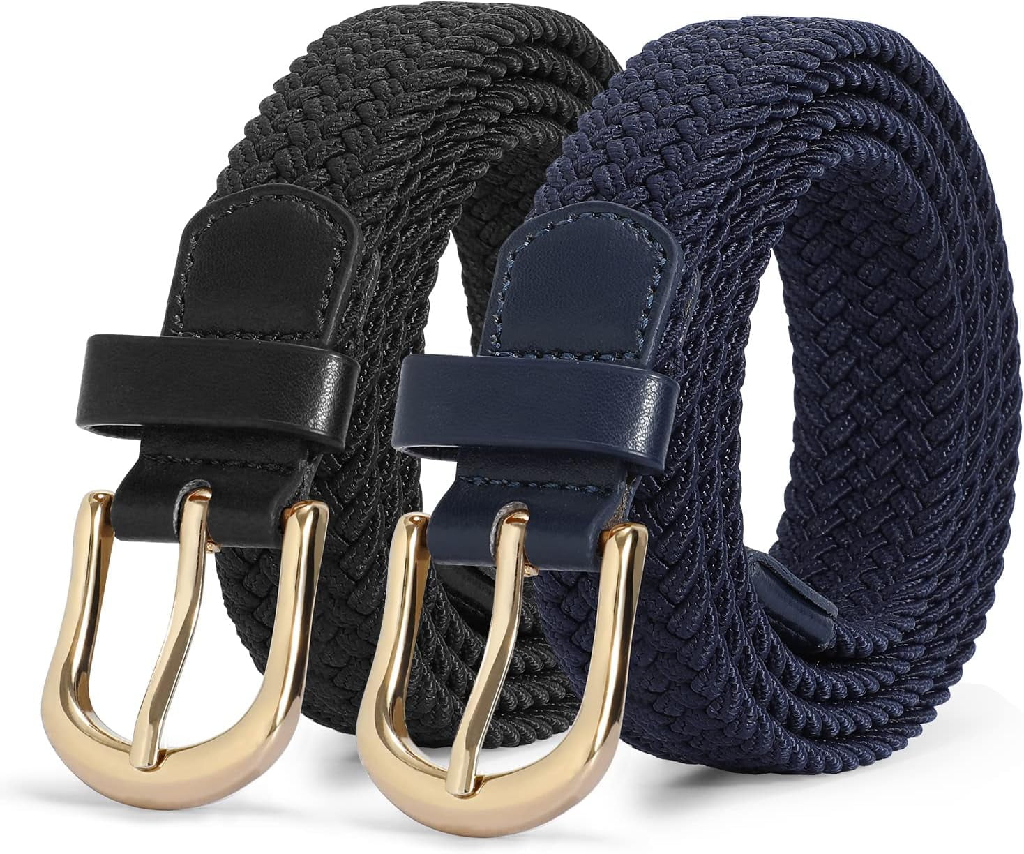 Braided Canvas Elastic Belt for Men and Women Stretch Woven  display picture 2