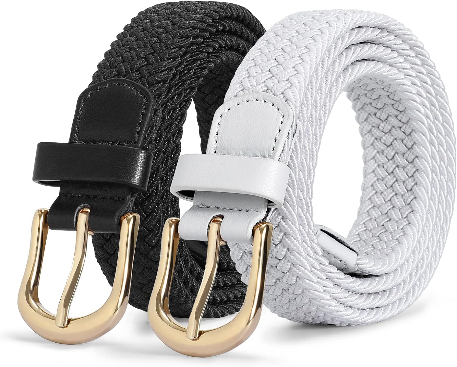 Braided Canvas Elastic Belt for Men and Women Stretch Woven  display picture 1