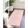 thumbnail image 1 of Braided Dario Collection Area Rug 2'7"x13'1" - Pink-Ivory, 1 of 5