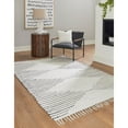 thumbnail image 1 of Braided Dario Collection Area Rug 7'x10' - Ivory-Black, 1 of 5