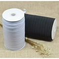 thumbnail image 1 of Braided Elastic 1/4'' Wide 144 Yards - Black and White (Black), 1 of 5