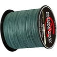 thumbnail image 1 of Braided Fishing Line 300M, 8 Strands Abrasion Resistant Braided Lines Super Strong 100% PE Sensitive Fishing Line - Dark Green 30LB, 1 of 6