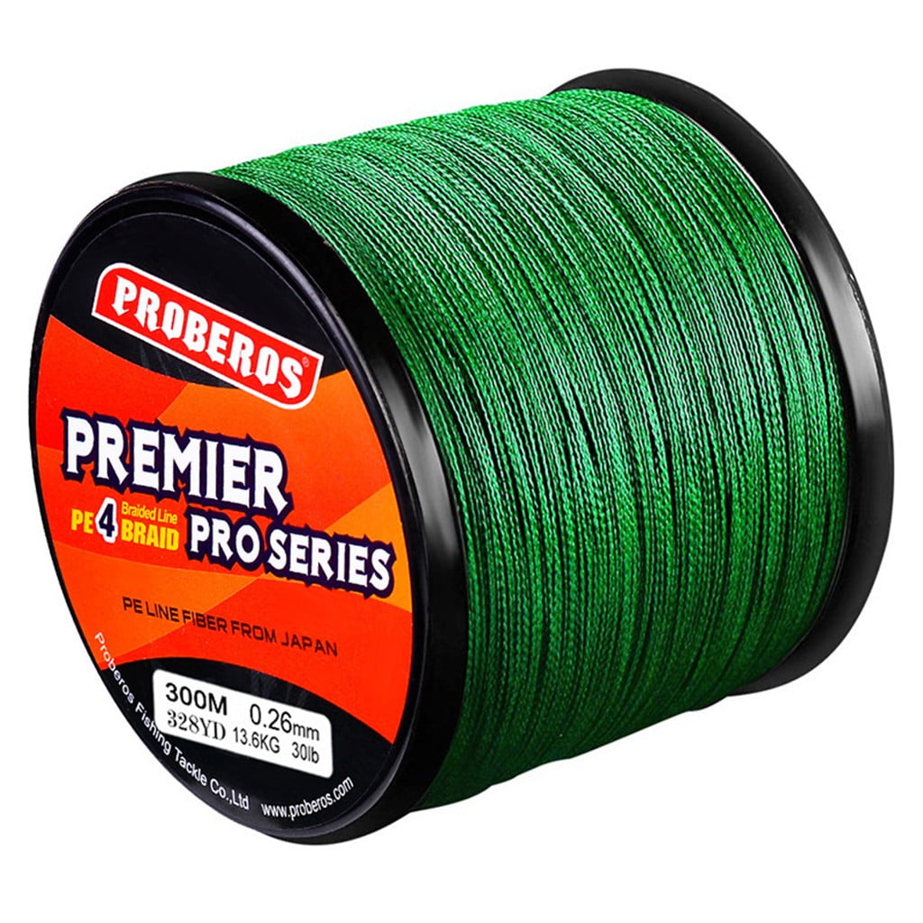 Braided Fishing Line, 4 Strands Abrasion Resistant Braided Lines Super ...