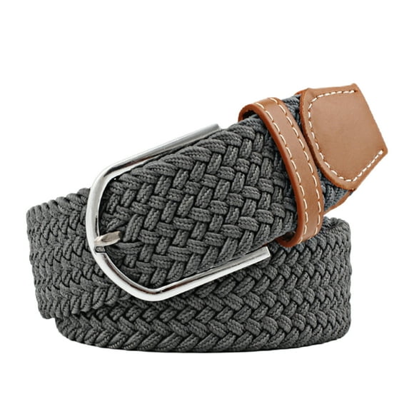 Braided Golf Belt for Men Soft Stretch Woven Belt for Jeans Pants