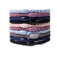 thumbnail image 1 of Braided Hair Ties,Elastic Cotton Hair Bands for Ponytails,Hair Tie Bracelets for Thick Heavy and Curly Hair,Artrylin Hair Accessories ,Hair Rings,10 Pieces,Multi-Color, 1 of 6