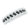 thumbnail image 1 of Rosec Jewels Certified Lab Grown Black Diamond Half Eternity Band - Black and White Diamond Band - AAAA Grade - with Jewelry Box, 18K White Gold, US 3.50, 1 of 6