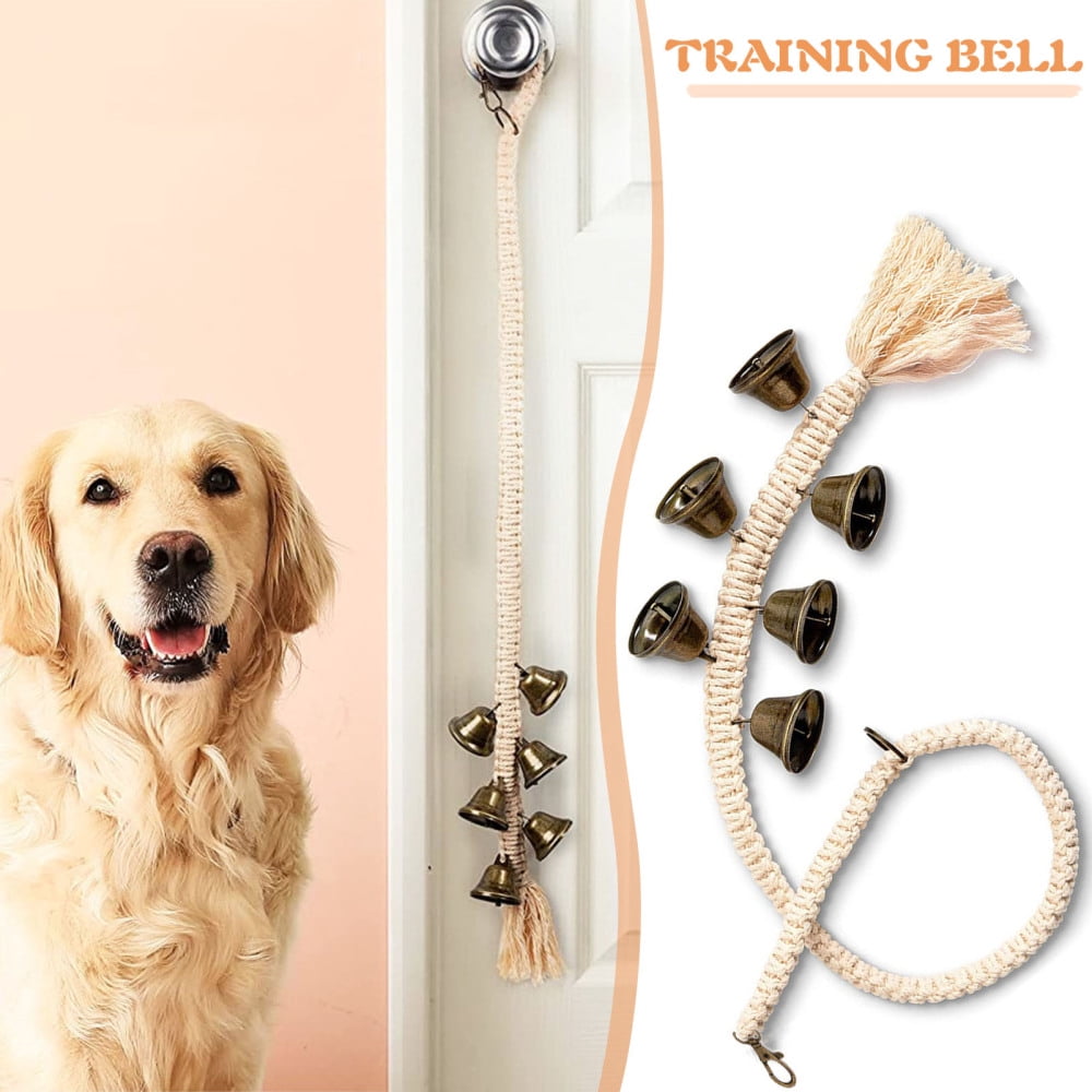 Braided Hanging Door Bells For Dog Lightweight Puppy Potty Training ...