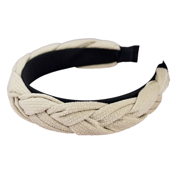 Braided Headbands for Girls Women Hair Hoop Head Band Twist Hair Accossoriesapricot