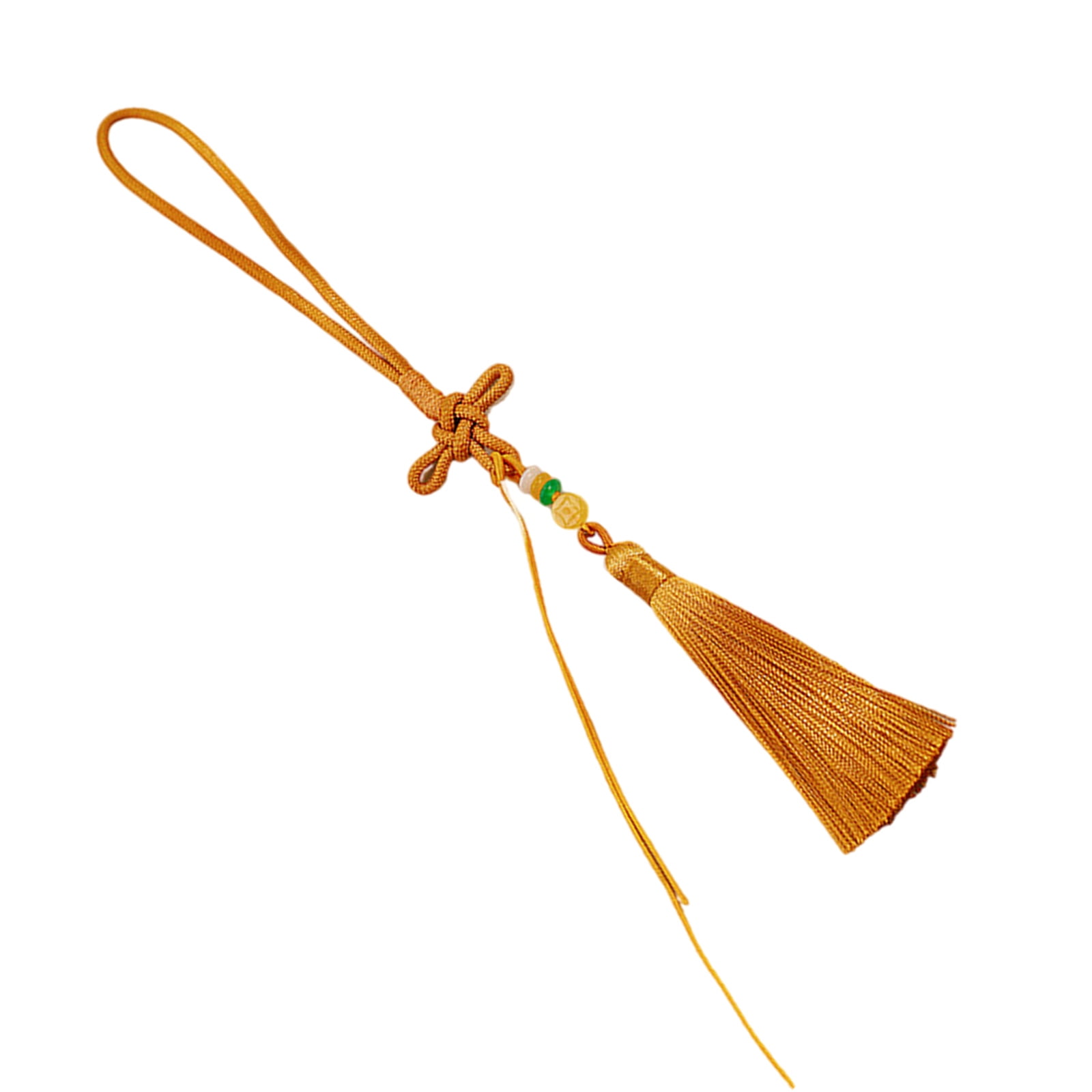Braided Keychain Rope Traditional Pendant With Tassels Ends Lightweight ...