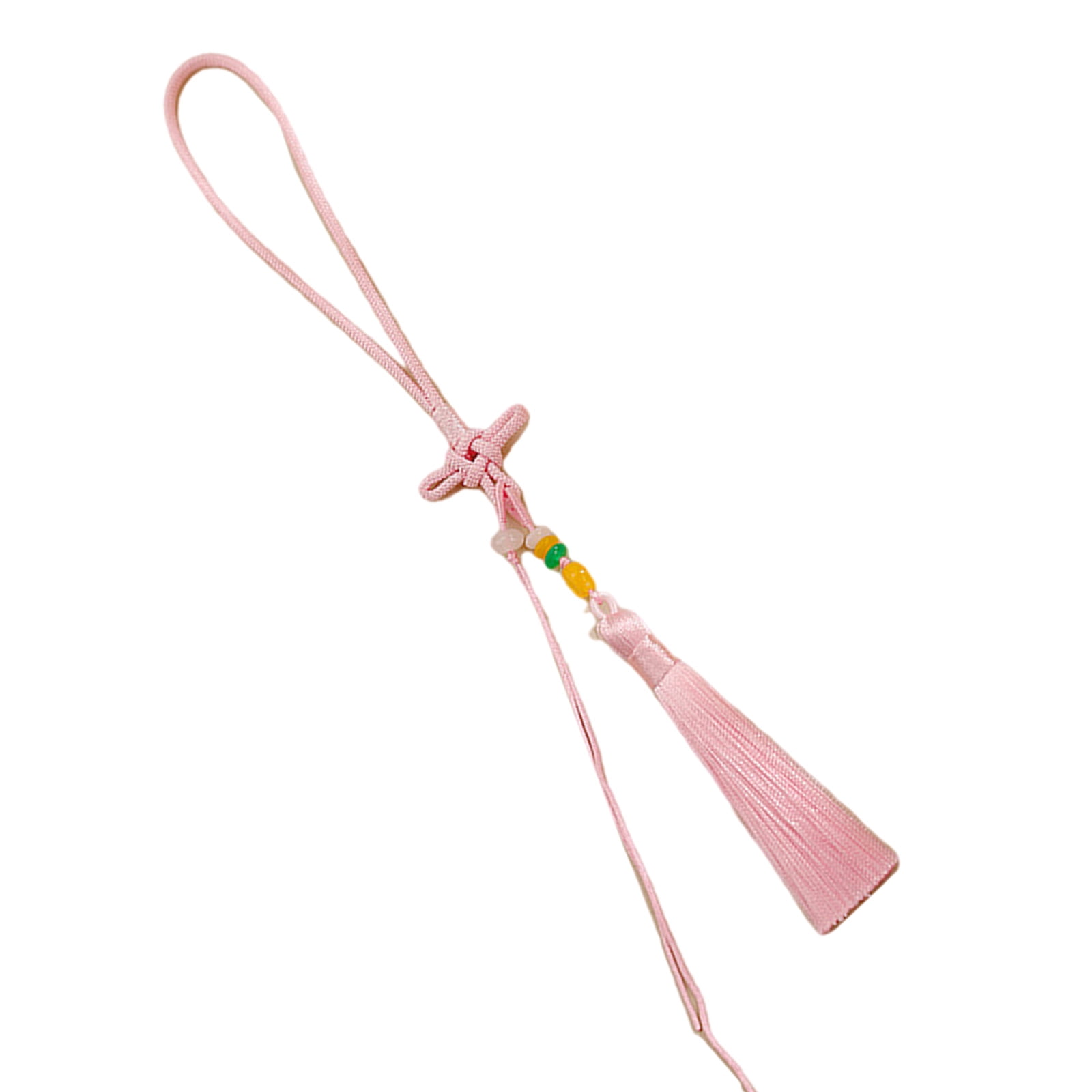 Braided Keychain Rope Traditional Pendant With Tassels Ends Lightweight ...