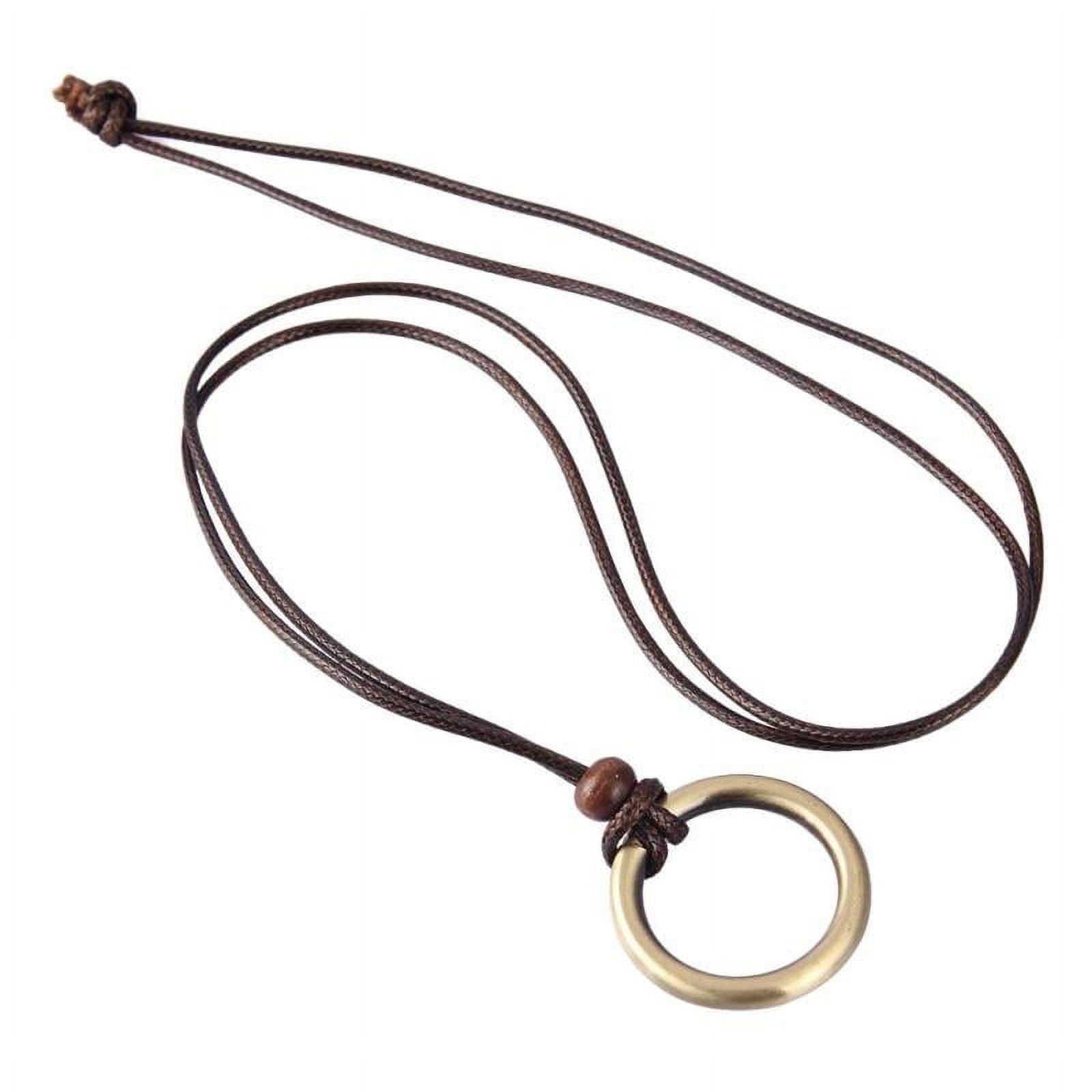 Genuine Brown Black Leather Braided Rope Weave Necklace Pendant Cord For  Women For Men Silver Plated 14 16 18 20 24 Inch