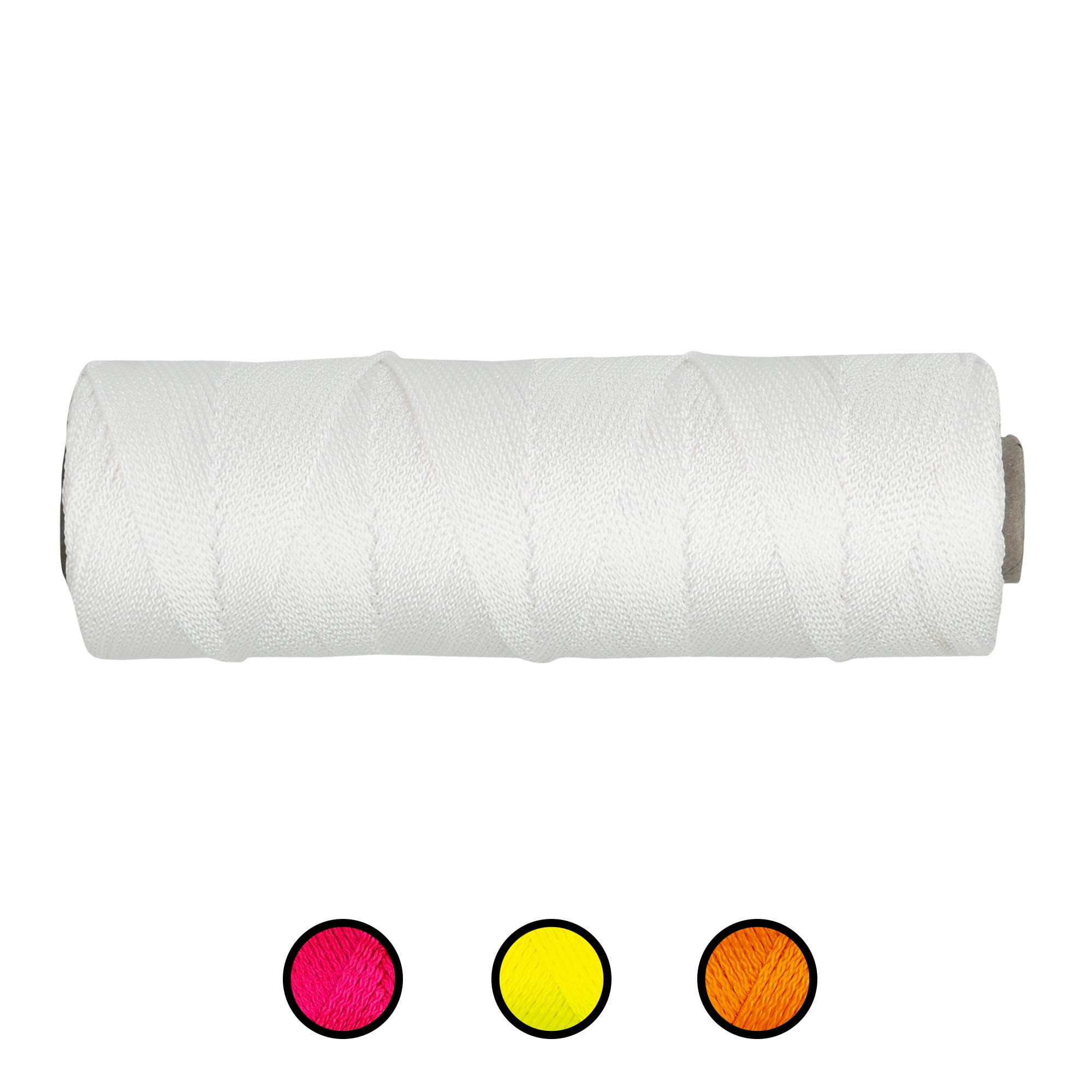 Braided Nylon Mason Line #18 - SGT KNOTS - Moisture, Oil, Acid, Rot  Resistant - Twine String Masonry, Marine, DIY Projects, Crafting,  Commercial, Gardening use (500 feet - White) 