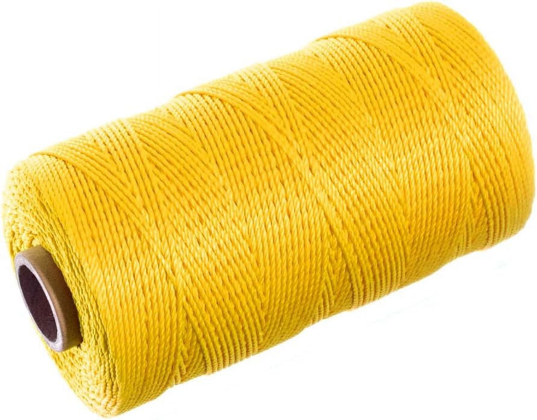 Braided Nylon Mason Line - Twine String For Marine, Masonry, Crafting,  Gardening Uses 